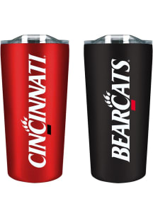 Cincinnati Bearcats Set of 2 18oz Soft Touch Stainless Tumbler - Red