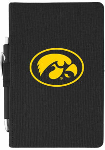 Iowa Hawkeyes Journal Notebook and Folder - Black
