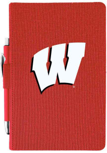 Wisconsin Badgers Journal Notebook and Folder - Red