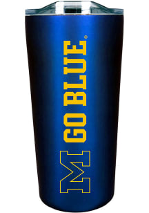 Michigan Wolverines 18oz Soft Touch Stainless Steel Tumbler - Blue