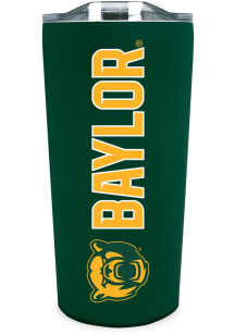 Baylor Bears Team Logo 18oz Soft Touch Stainless Steel Tumbler - Green