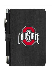 Ohio State Buckeyes Black Padfolio with Pen Journals - Black
