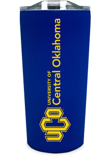 Central Oklahoma Bronchos Team Logo 18oz Soft Touch Stainless Steel Tumbler - Blue
