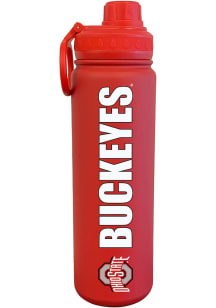 Ohio State Buckeyes 24oz Stainless Steel Bottle - Red