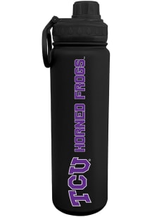 TCU Horned Frogs 24oz Stainless Steel Bottle - Black