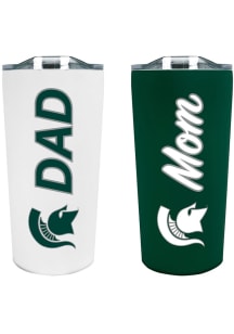 Michigan State Spartans Mom/Dad 2pk Stainless Steel Tumbler - Green