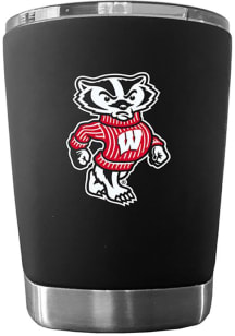 Wisconsin Badgers 12oz Low Ball Stainless Steel Tumbler - Black