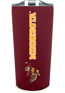 Minnesota Golden Gophers 18oz Soft Touch Stainless Steel Tumbler - White