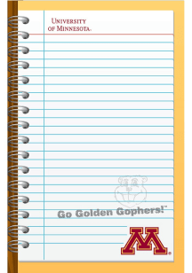 Minnesota Golden Gophers Memo Notebook and Folder - White