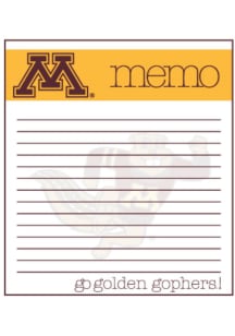 Minnesota Golden Gophers Memo Notepad