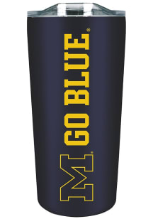 Michigan Wolverines Team Logo Stainless Steel Tumbler - Blue