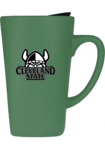Cleveland State Vikings 16oz Soft Touch Ceramic Mug - Green