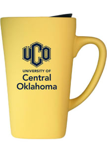 Central Oklahoma Bronchos 16oz Ceramic Mug - Gold
