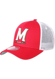 Zephyr Maryland Terrapins Big Rig Meshback Adjustable Hat - Red