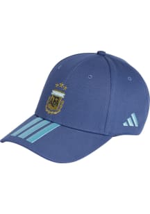 Adidas Argentina National Team 3-Stripe Structured Adjustable Hat - Blue