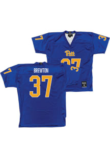 Davin Brewton   Pitt Panthers Blue NIL Blue Football Jersey