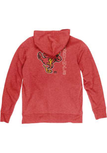 Blue 84 Ball State Cardinals Mens Cardinal Front Back Laguna Long Sleeve Full Zip Jacket