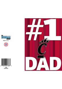 Cincinnati Bearcats Cincy Fathers Day Card - Red