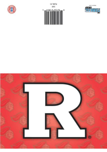 Rutgers Scarlet Knights Rutgers Blank Card Design Card - Red