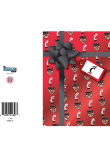 Cincinnati Bearcats Birthday Present Card - Red