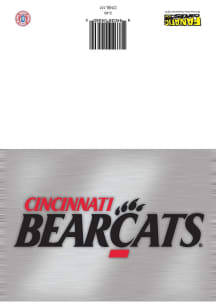 Cincinnati Bearcats CINCY BDAY Card - Silver