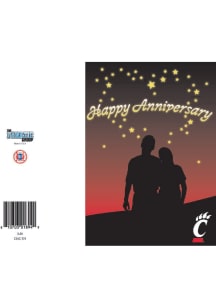 Cincinnati Bearcats Anniversary Card - Black