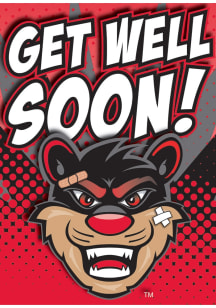 Cincinnati Bearcats Get Well Card - Red