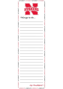 Nebraska Cornhuskers To Do List Pad Notepad