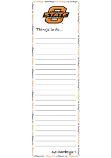 Oklahoma State Cowboys To Do List Pad Notepad