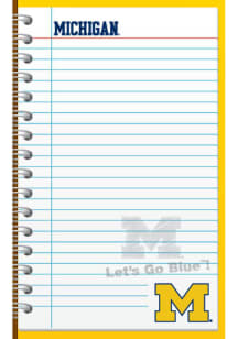 Michigan Wolverines Memo Notebook and Folder - Yellow