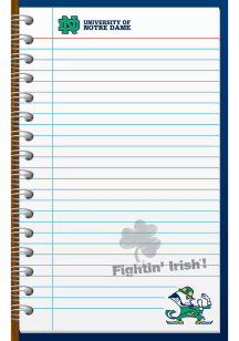Notre Dame Fighting Irish Memo Notebook - Navy Blue