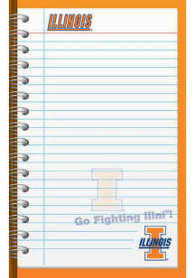 Illinois Fighting Illini Memo Notebook and Folder - Orange