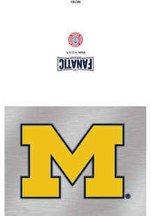 Michigan Wolverines Note Card Pack Card - Yellow