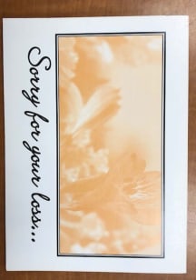 Oklahoma State Cowboys Loss Card - Orange