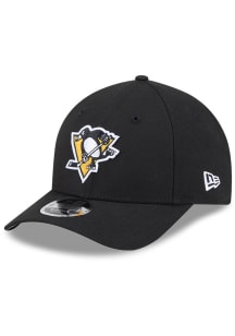 New Era Pittsburgh Penguins 9FORTY M Crown Adjustable Hat - Black