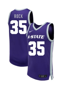 Jeffrey Rock  Nike K-State Wildcats Purple NIL Name And Number Jersey