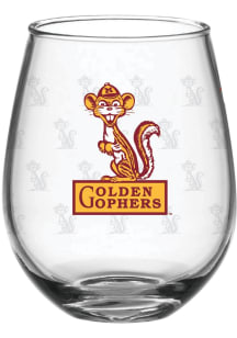 Minnesota Golden Gophers  Stemless Wine Glass -