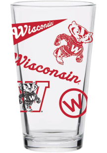 Wisconsin Badgers  Pint Glass -