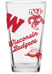 Wisconsin Badgers  Pint Glass -