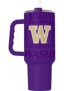Logo Brands Washington Huskies Replay Native 40 oz Stainless Steel Tumbler - Purple