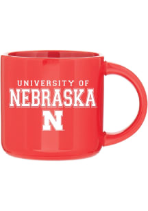 Nebraska Cornhuskers 14 oz Cora Ceramic Mug - Red