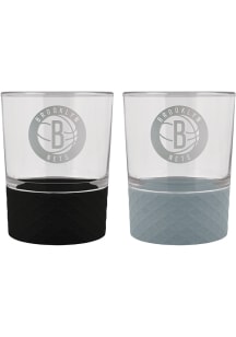 Brooklyn Nets Commissioner Set Rock Glass - White