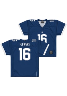 Kamren Flowers  Campus Ink UConn Huskies Navy Blue NIL Football Jersey