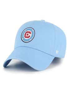 47 Chicago Fire MLS Clean Up No Loop Label Adjustable Hat - Light Blue