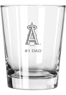 Los Angeles Angels Dad 15oz Rock Glass - White