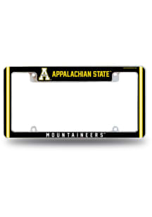 Appalachian State Mountaineers Classic All Over Chrome License Plate Frame - White