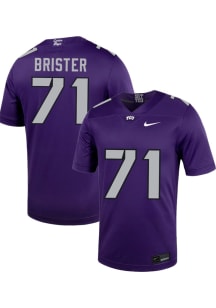 Creece Brister  Nike TCU Horned Frogs Purple Football NIL Football Jersey