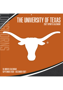 Texas Longhorns 2027 12x12 Wall Calendar