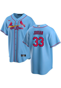 Blaze Jordan St Louis Cardinals Mens Replica Alternate Jersey - Light Blue