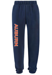 Hype and Vice Auburn Tigers Womens Classic Navy Blue Sweatpants